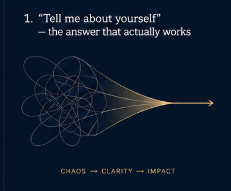 “Tell me about yourself” — the answer that actually works
